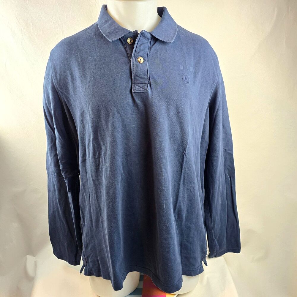 Fat Face Shirt Mens 2XL Blue Polo Cotton Casual Shirt UK Style Preppy Classic